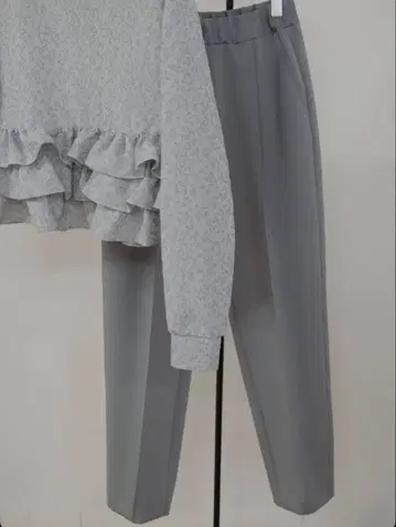 OHGA 오가 신 마쉬멜로우 팬츠 그레이