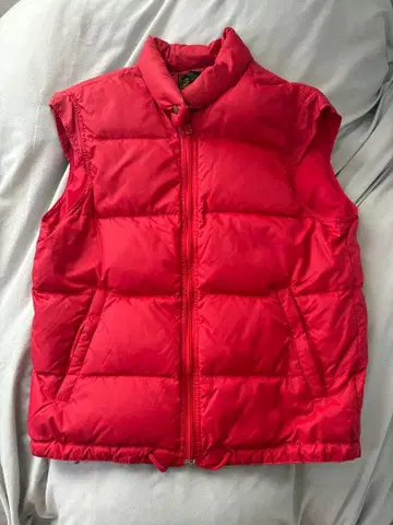 80s 에디 바우어 빨간색 다운 베스트