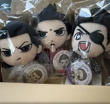 용과 같이 극 봉제 인형 캔뱃지 세트