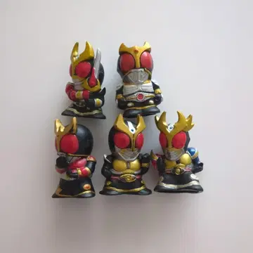 가면라이더 쿠우가 아기토 미니 피규어 손가락 인형 5개 묶음 판매