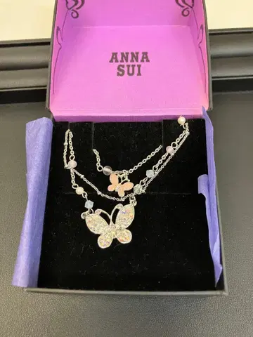 ANNA SUI 버터플라이 목걸이