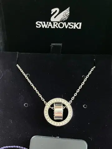 SWAROVSKI 스와로브스키 목걸이 반지 큐빅 클리어
