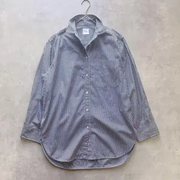 스픽 앤 스팬 스트라이프 오버 셔츠 코튼 일본제