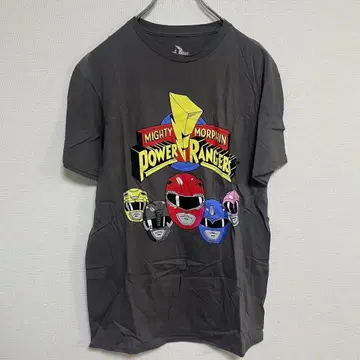 파워 레인저 T셔츠 그레이 반팔 전대 히어로