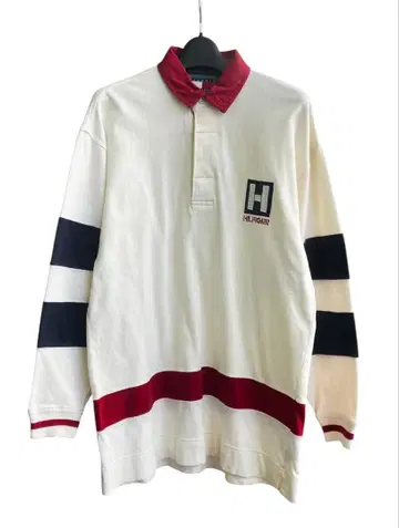 TOMMY HILFIGER 피케 셔츠 럭비 셔츠 구제 의류 y2k