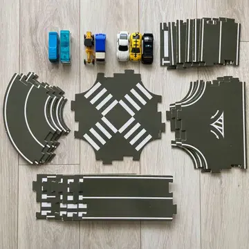 이어지는 도로 세트 타카라토미 토미카