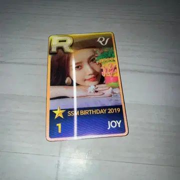 레드벨벳 조이 트레이딩 카드