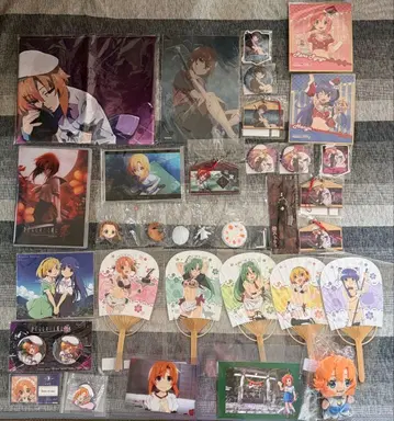 쓰르라미 울 적에 류구 레나 묶음 판매 스트랩 멀티 크로스 봉제 인형 등