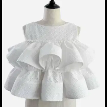 셰리에 BLOOM cotton lace tops 화이트