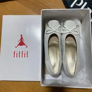 fitfit 발수 발레 펌프스 II 22.5cm 화이트