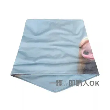 COYSEIO x BLYTHE 인형 프린트 스카이블루 스카프형 햇