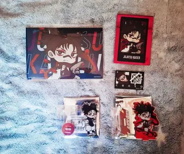 [ 주술회전 ] 쵸소우 싸개 아크릴 스탠드 폴라 엽서 씰 5종 세트