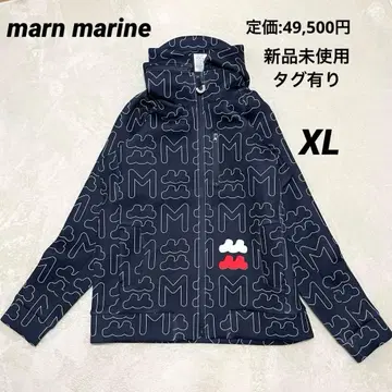 무타 마린 골프웨어 MM PATTERN 본딩 후드티