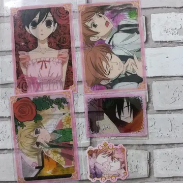 오란고교 호스트부 츠리비레 츠리빌리지 콜라보 카페 클리어 카드 노랑