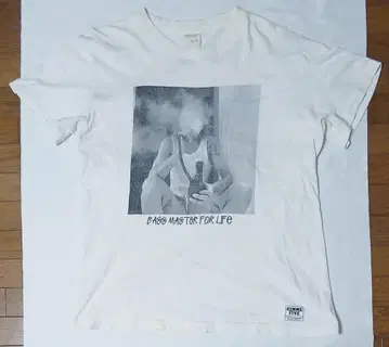 GIMME FIVE BASS MASTER FOR LIFE 화이트 T셔츠