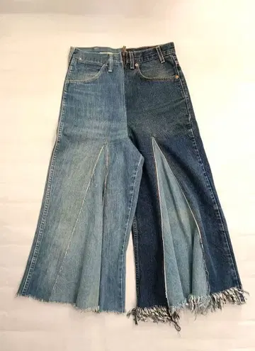 77circa 리메이크 데님 플레어 재구축