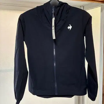 르꼬끄 네이비 후드 부착 자켓