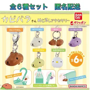 카피바라 씨 메지루시 액세서리 전 6종 컴프 가챠