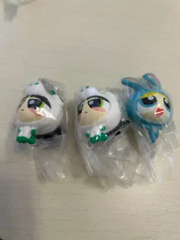 파워퍼프 가챠 피규어 3개 세트