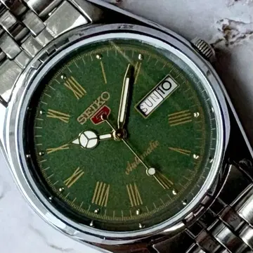 세이코 5 오버홀 완료 데이데이트 자동 와인딩 정품 벨트 빈티지 70S