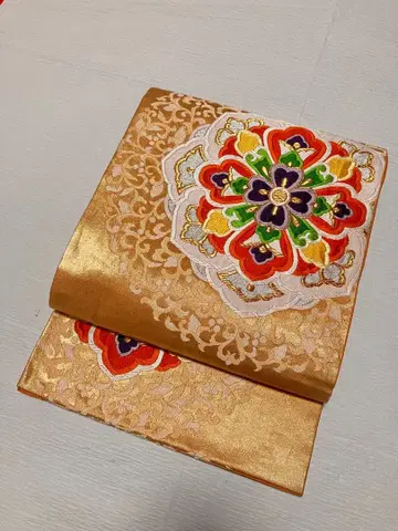 후쿠로 오비 새상품급 후리소데 호몬기