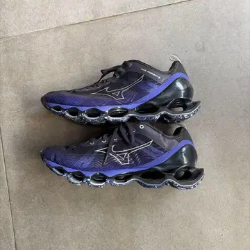 미즈노 웨이브 프로페시 X 블랙/퍼플 해외 모델