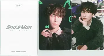 SnowMan 1st POP-UP 와타나베 쇼타 포토 카드 팩 C