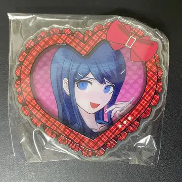 단간론파 에비텐 하트형 아크릴 배지 마이조노 사야카