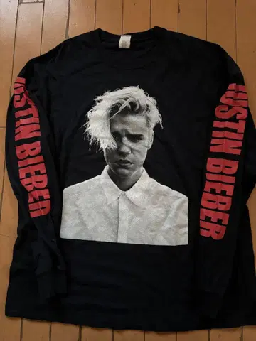 저스틴 비버 퍼포즈 투어 티셔츠