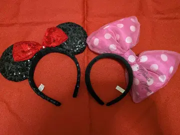 미니 마우스 머리띠 세트 2점 세트