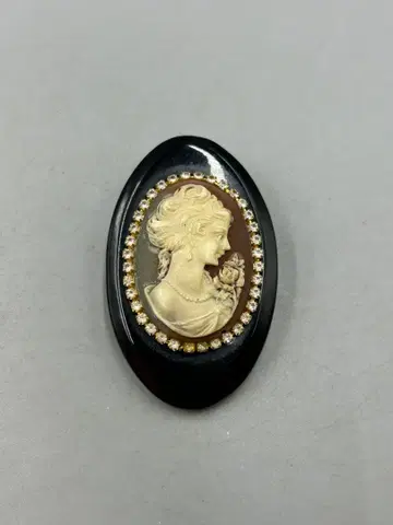 256 빈티지 카메오 디자인 브로치