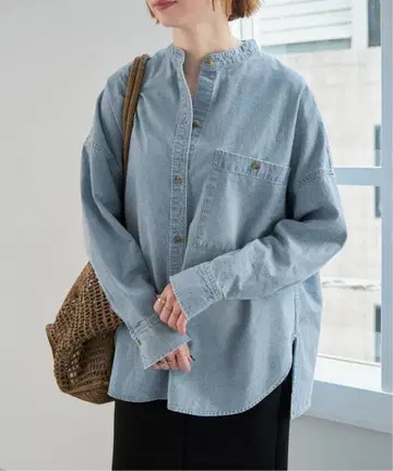 Spick&Span 스픽 앤 스팬 데님 셔츠 저널 스탠다드