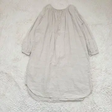 네스트로브 nest Robe 린넨 100% 셔츠 원피스 롱 셔츠