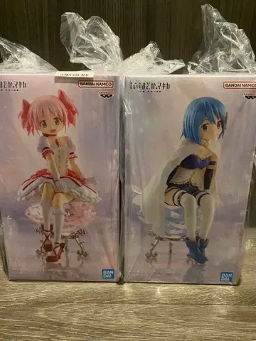 마도카 마기카 마도카 사야카 피규어 2체 세트