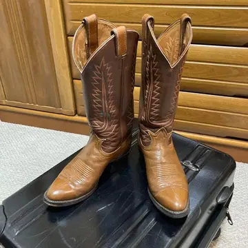 웨스턴 부츠 브라운 가죽