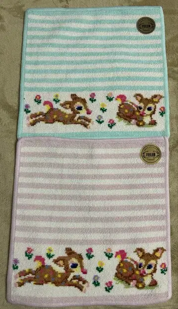 페이러 손수건 툰툰밤비노 2장 세트