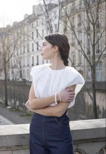 cygne 시뉴 뉴앙스 상의 블라우스