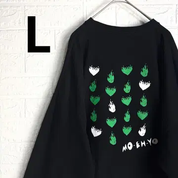 [ 컨디션 최상 ] 후지이 카제 모에요 백 프린트 롱 T 공식 굿즈