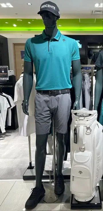 골프웨어 [ DESCENTE ] 카노코 반팔 피케 셔츠 M