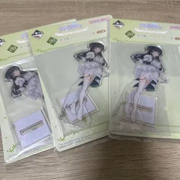 마유즈미 후유코 제일복권 아크릴 스탠드 3개 세트