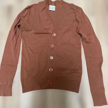 Letroyes 벽돌색 가디건