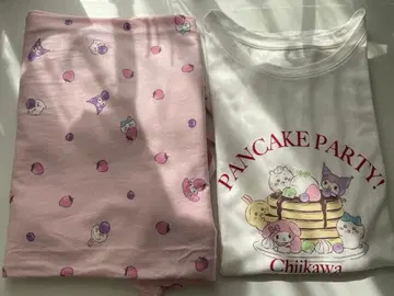 미사용 치이카와 (먼작귀) 산리오 콜라보 룸웨어