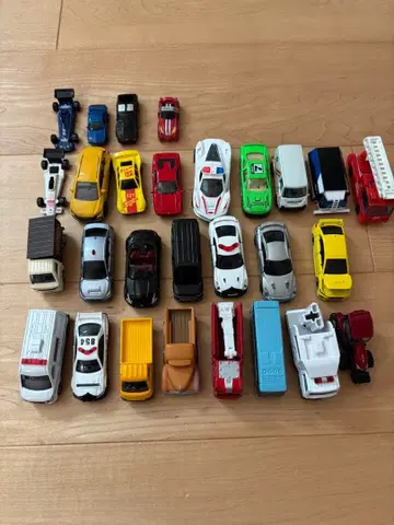 토미카 27대 묶음 판매 긴급 차량 카즈 스포츠카