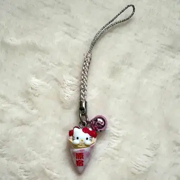 지역 한정 키티 스트랩 도쿄 한정 하라주쿠 크레이프