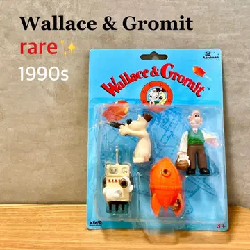 레어! 미개봉 새상품급 월레스와 그로밋 치즈 홀리데이 피규어 세트