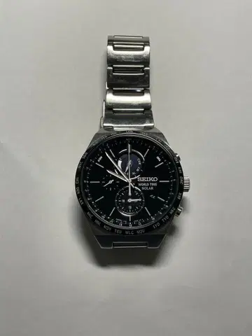 SEIKO 솔라 월드 타임 크로노그래프