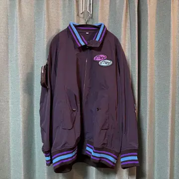 계속 한밤중이면 좋을 텐데 버시티 자켓 테크노푸어 [ XL ]