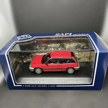 혼다 원더 시빅 Si SAPI MODELS 레어템 1/43 레드
