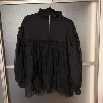 merry jenny 튤 하프 ZIP 맨투맨 메리제니