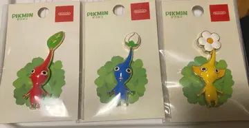 피크민 배지 빨간색 파랑 노랑 세트